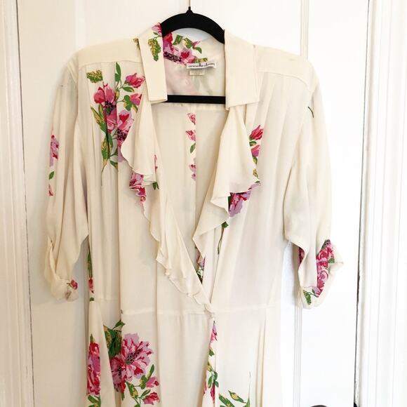 Vintage Annette Dean Floral Midi Dress - Picture 2 of 11